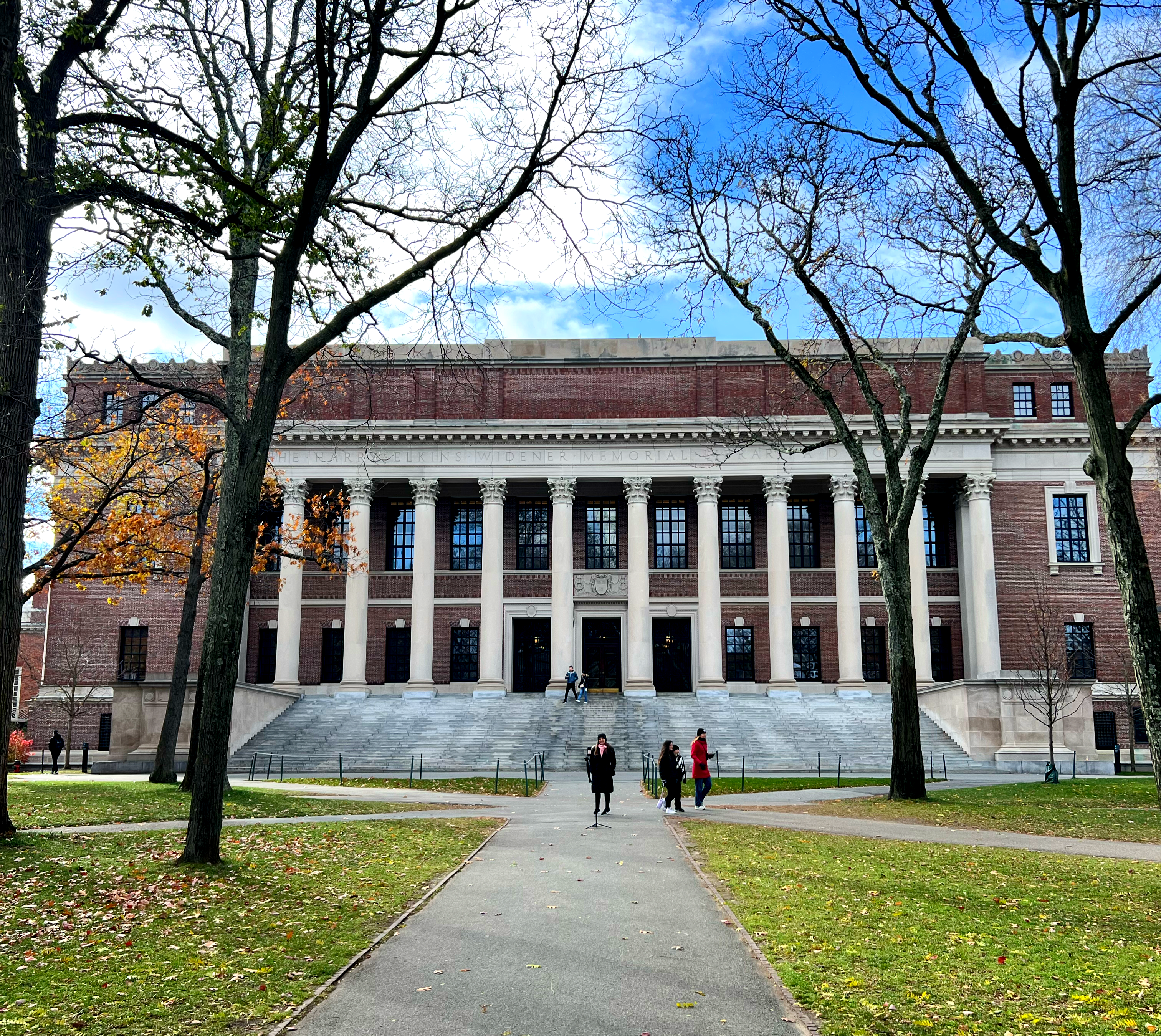 I went to Harvard University!