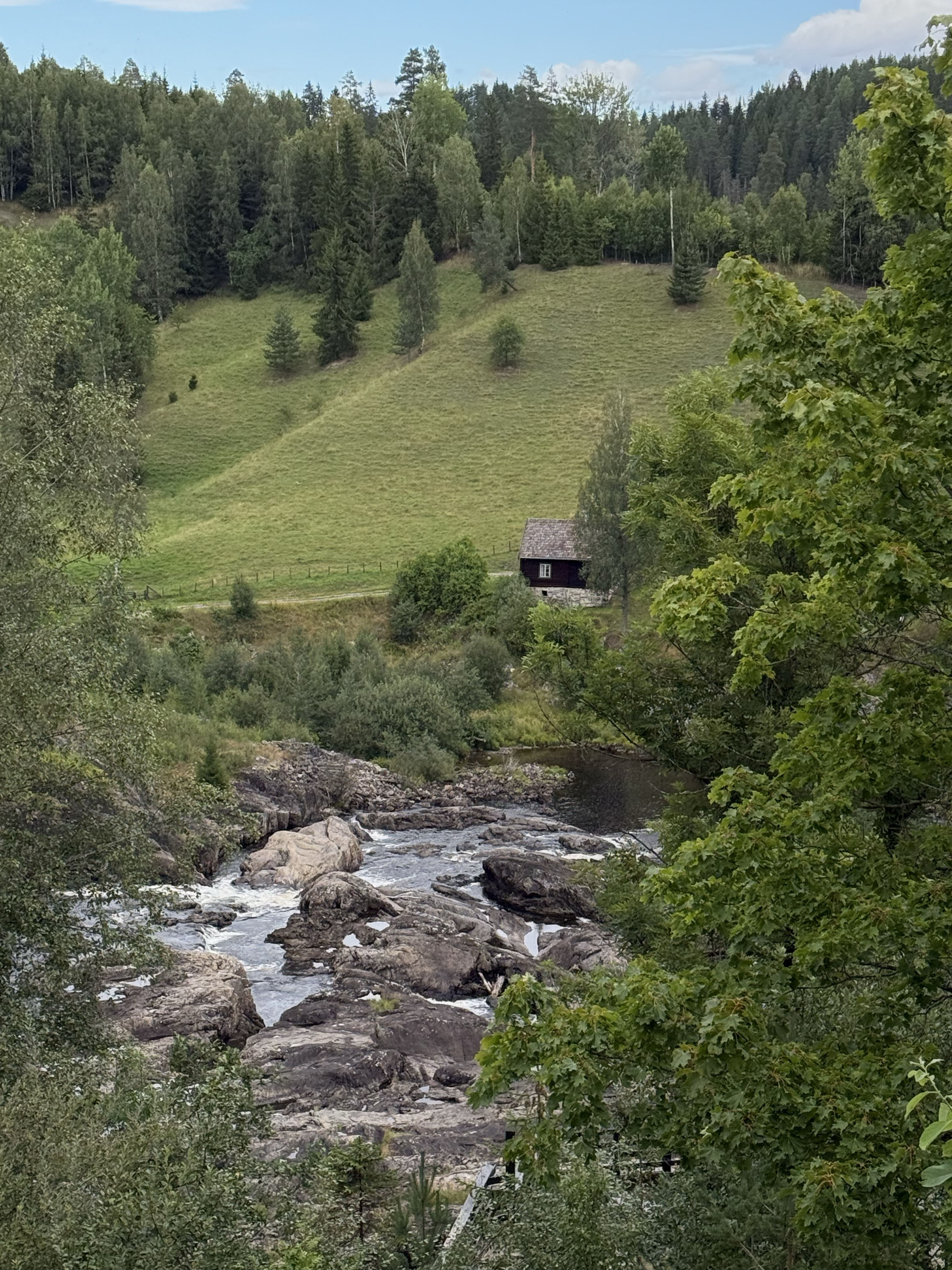 The end of Haugfossen