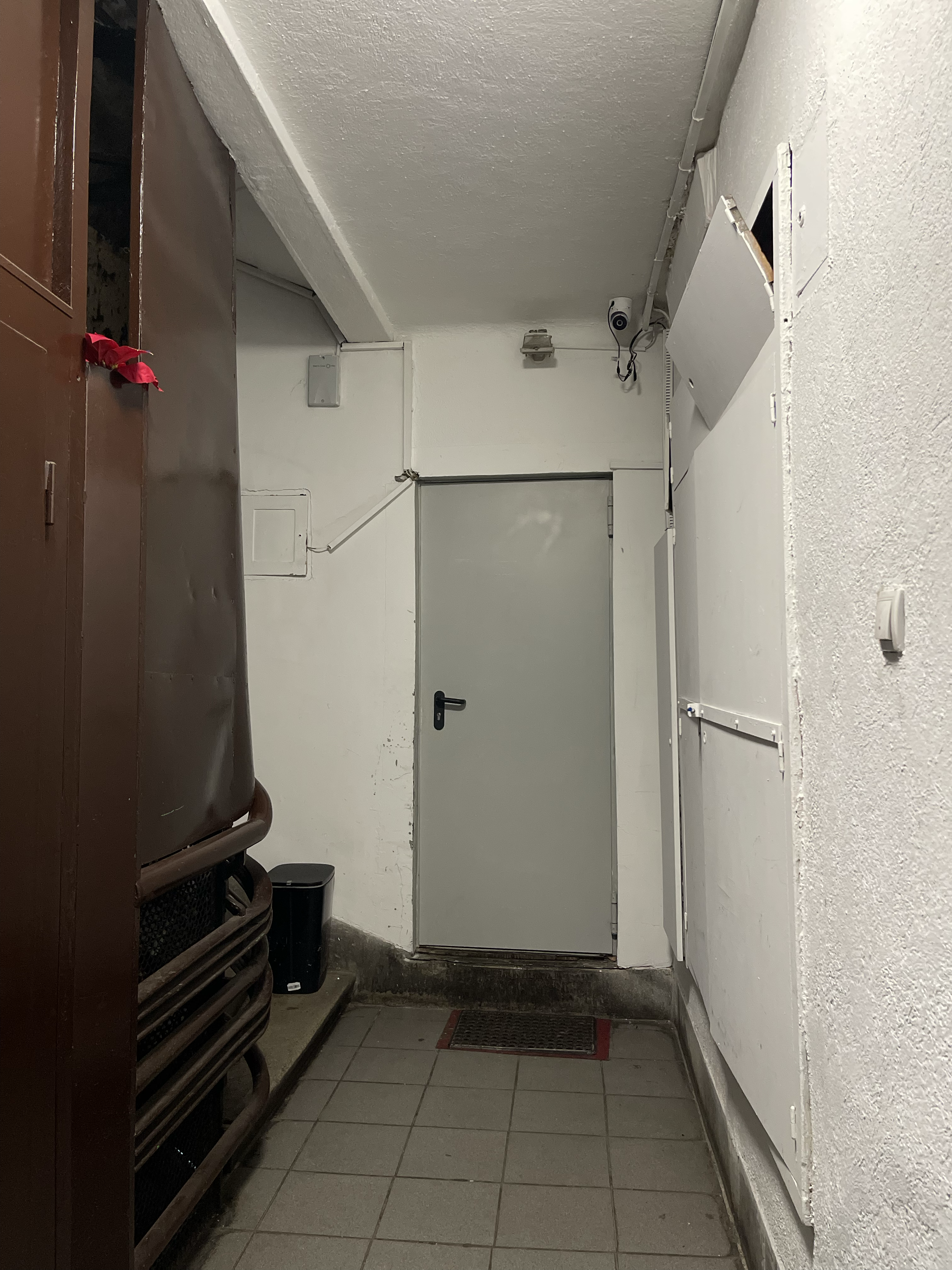 waiting for an elevator 