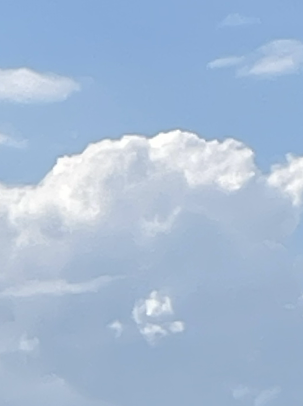 Cloud with beak