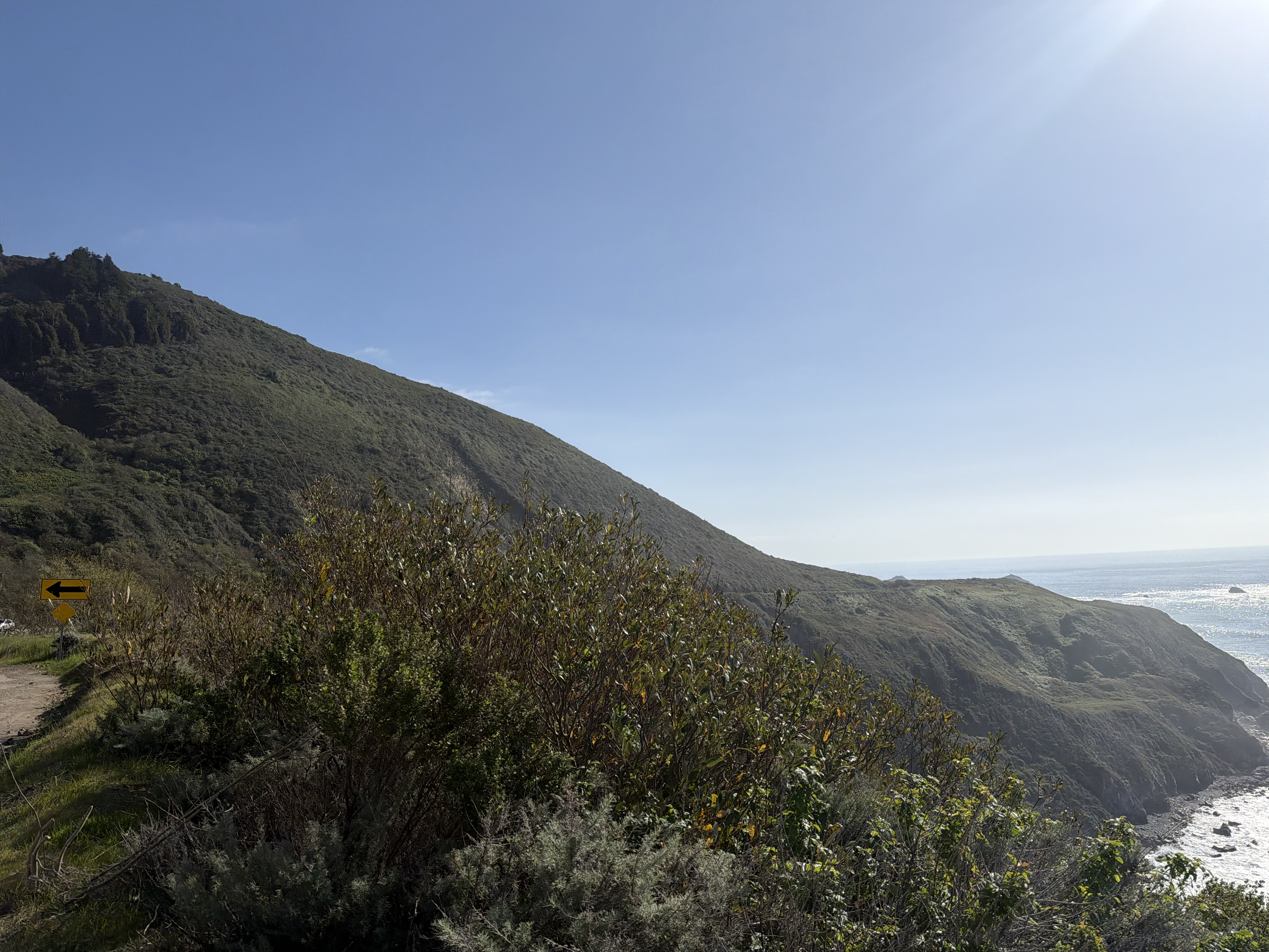 Sunny Day on the Coastal Highway