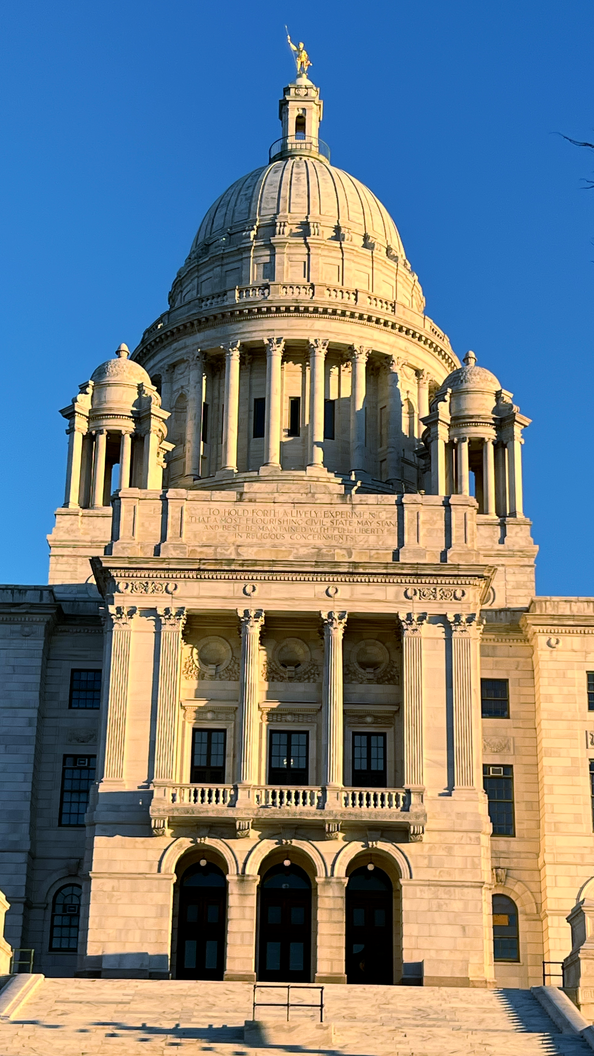 Rhode Island State House Close up