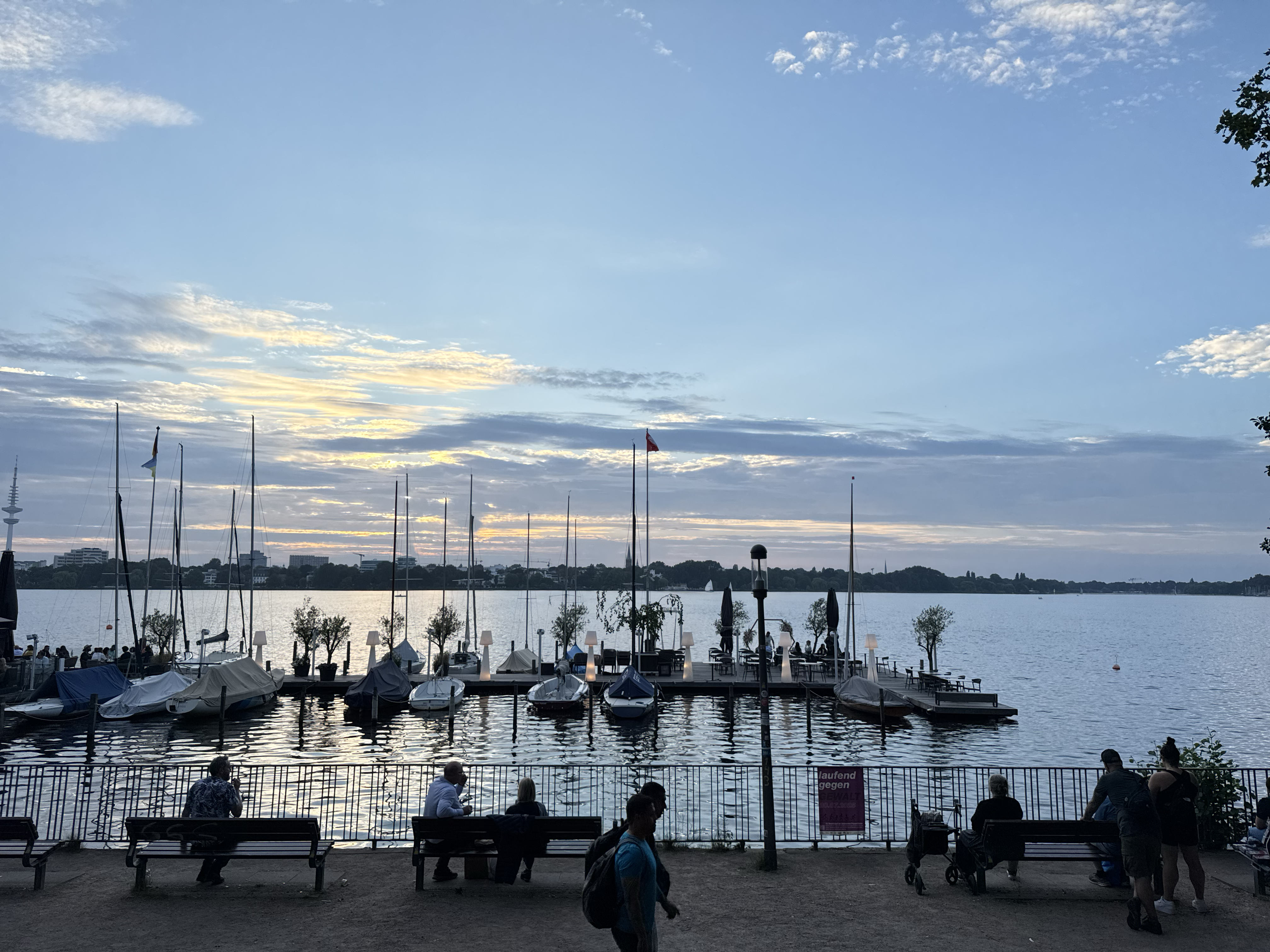Sunset Spot At Alster