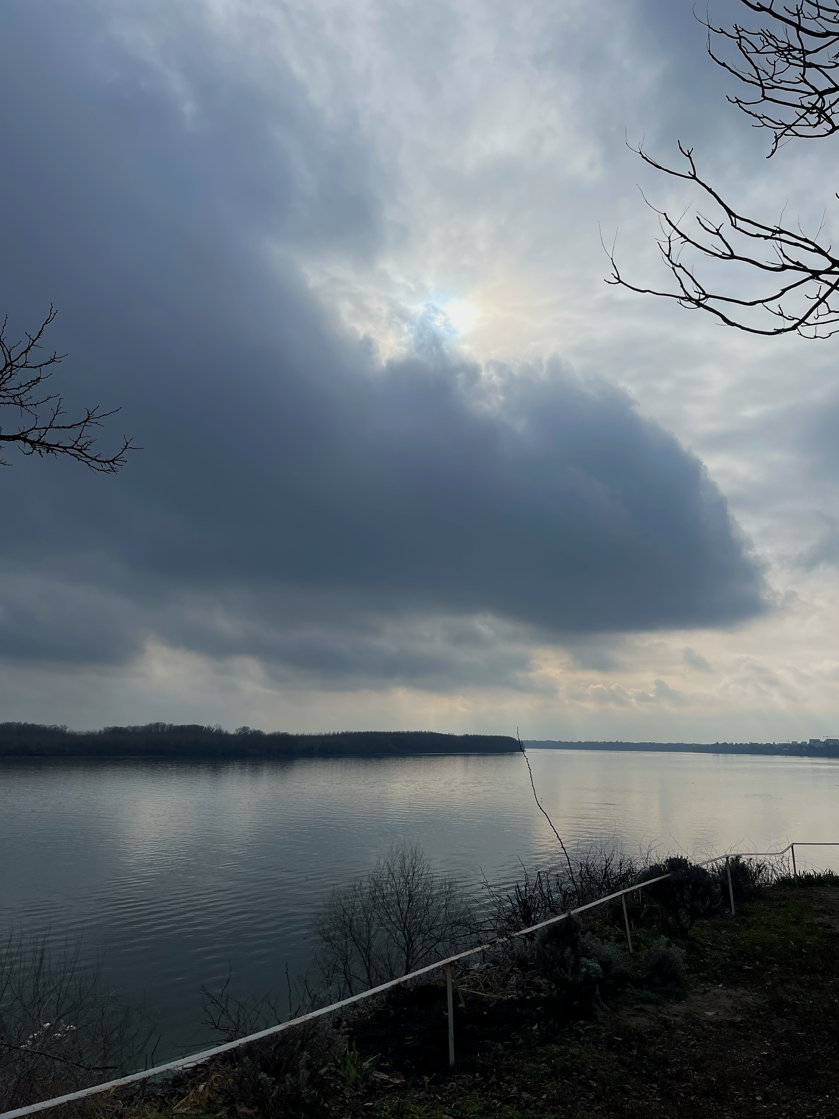 cloud over Danube