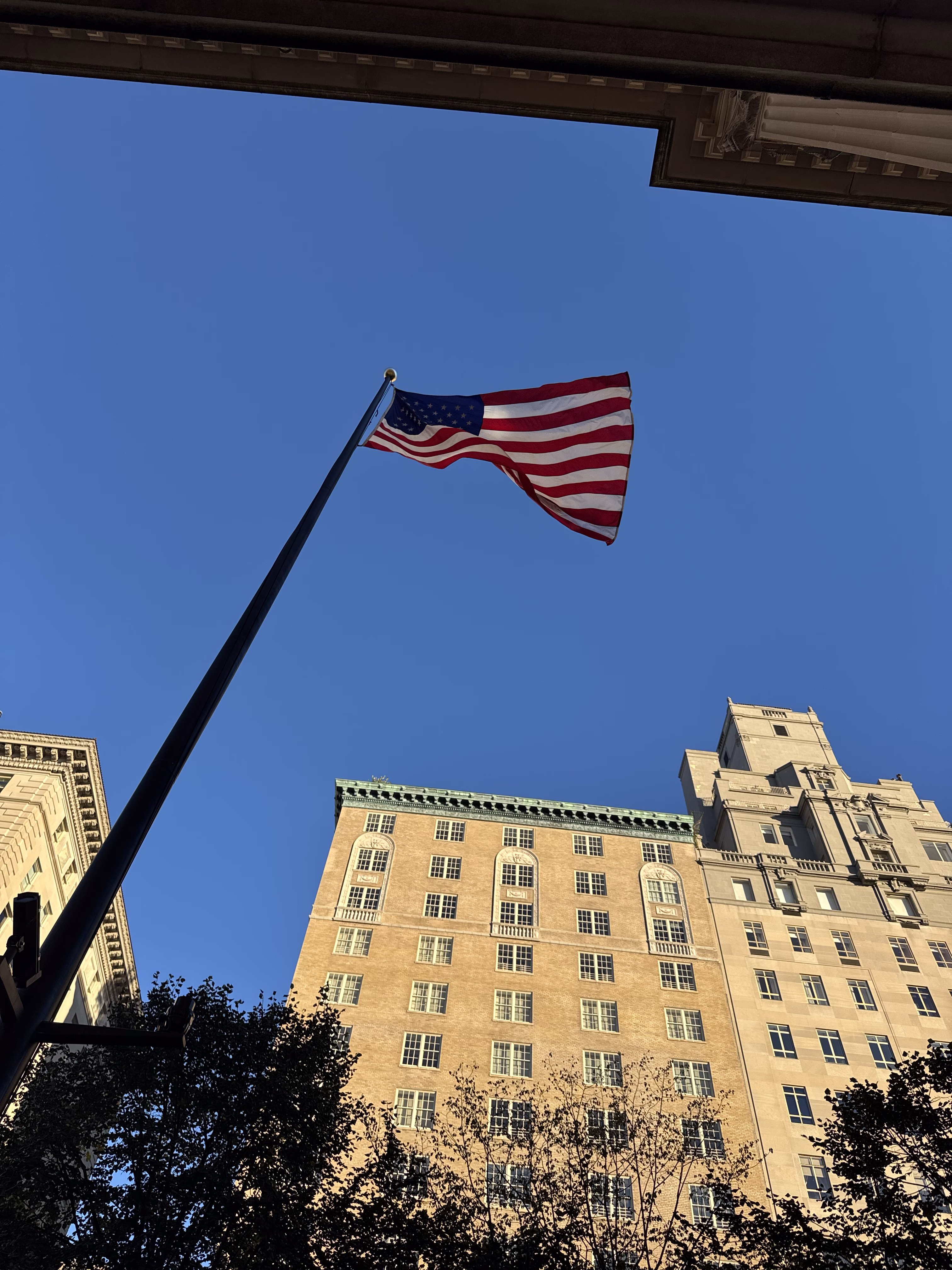American Flag in NYC