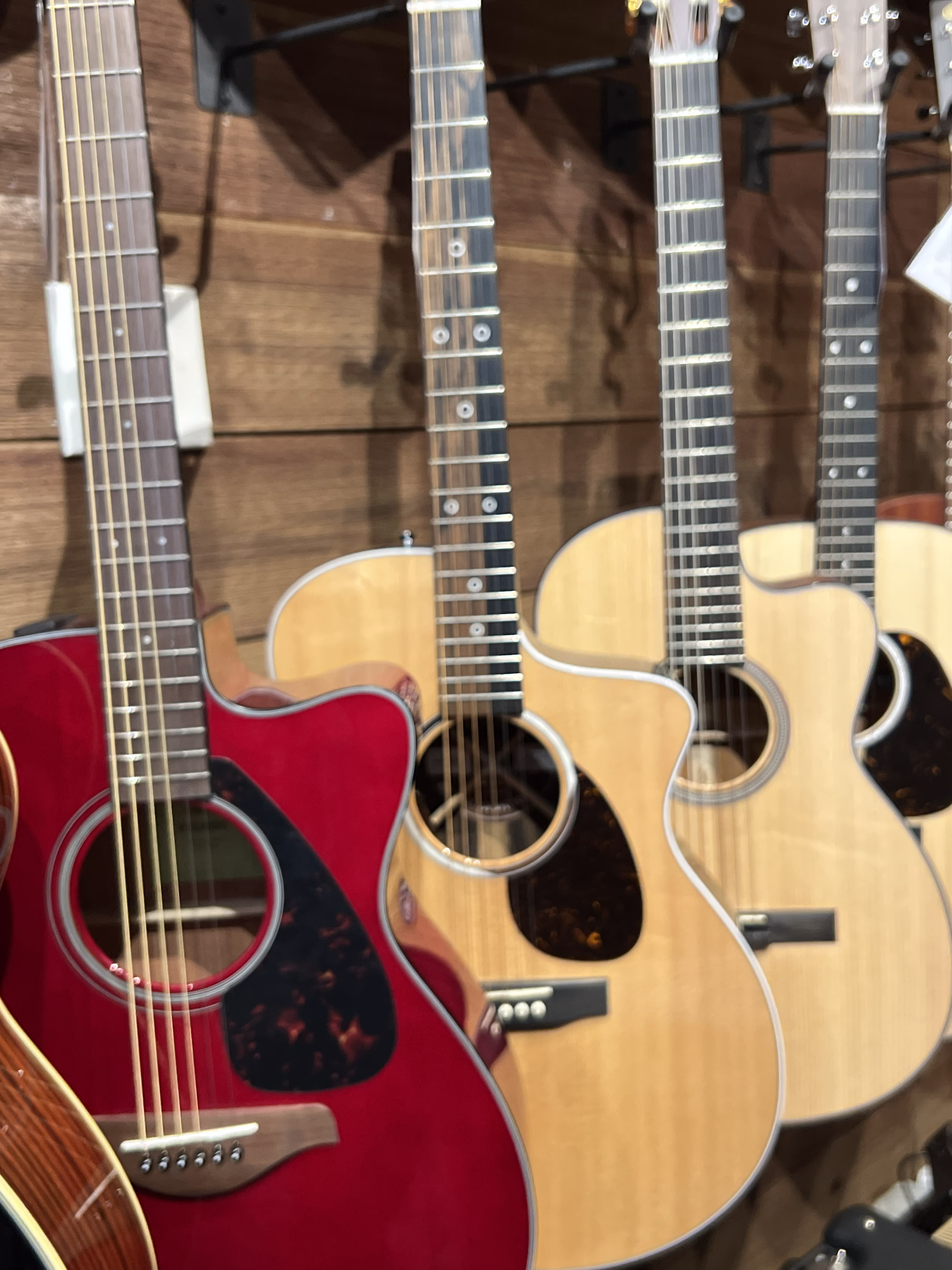 Acoustic guitars