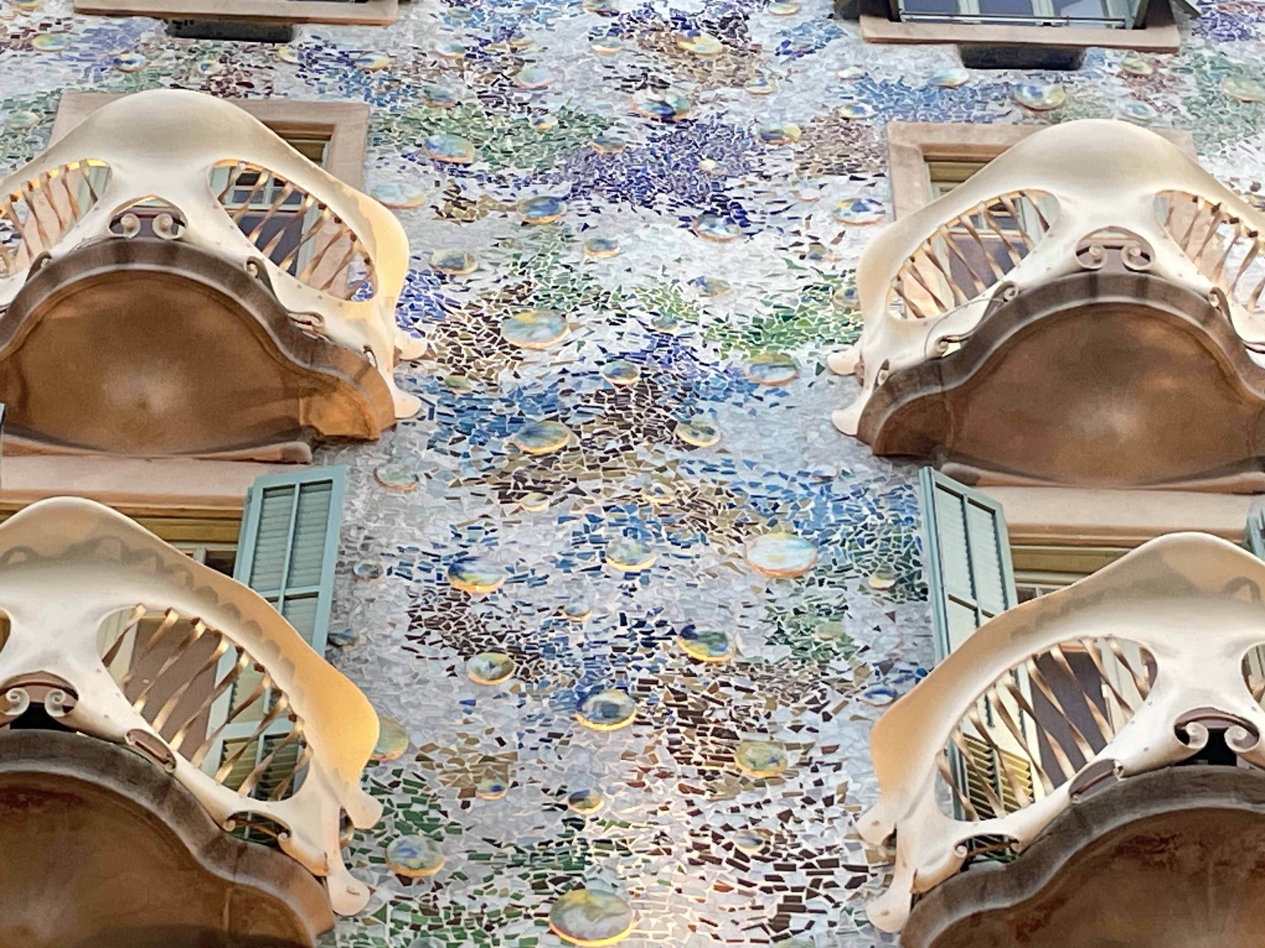 Casa Batllo at the evening 