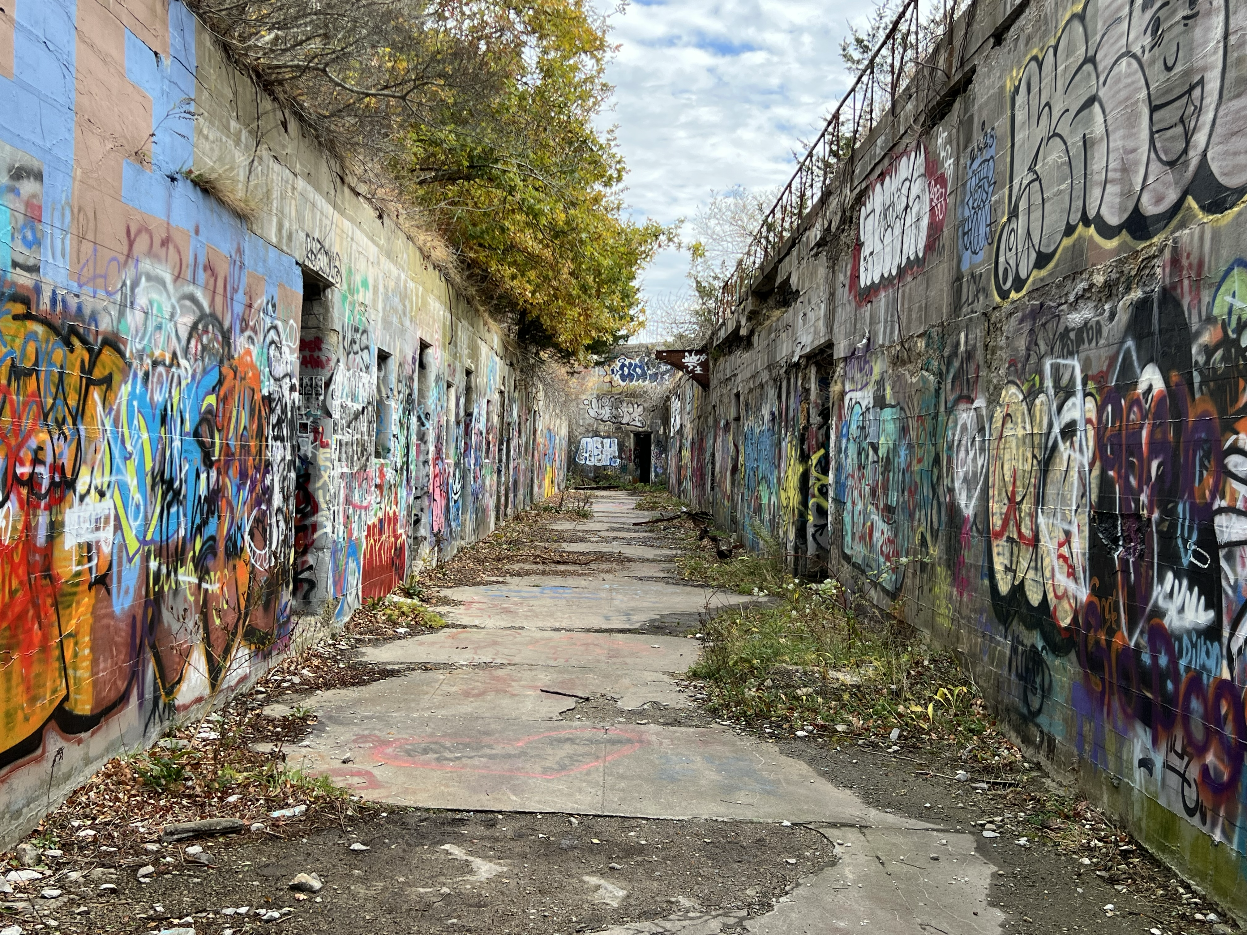 Abandoned at Fort Wetherill