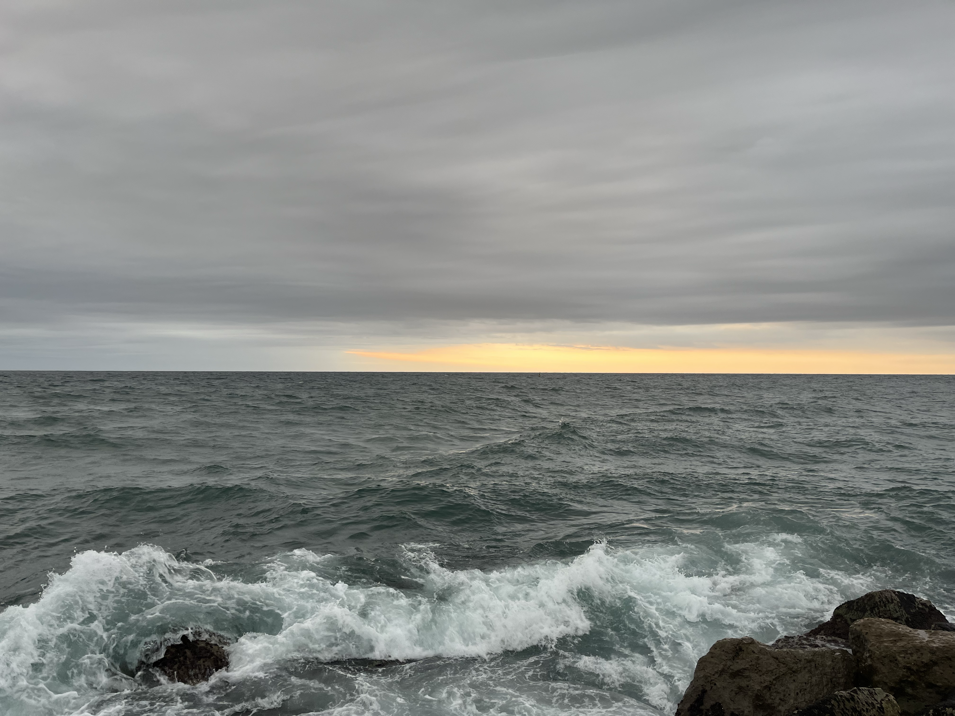 Gray sky of February