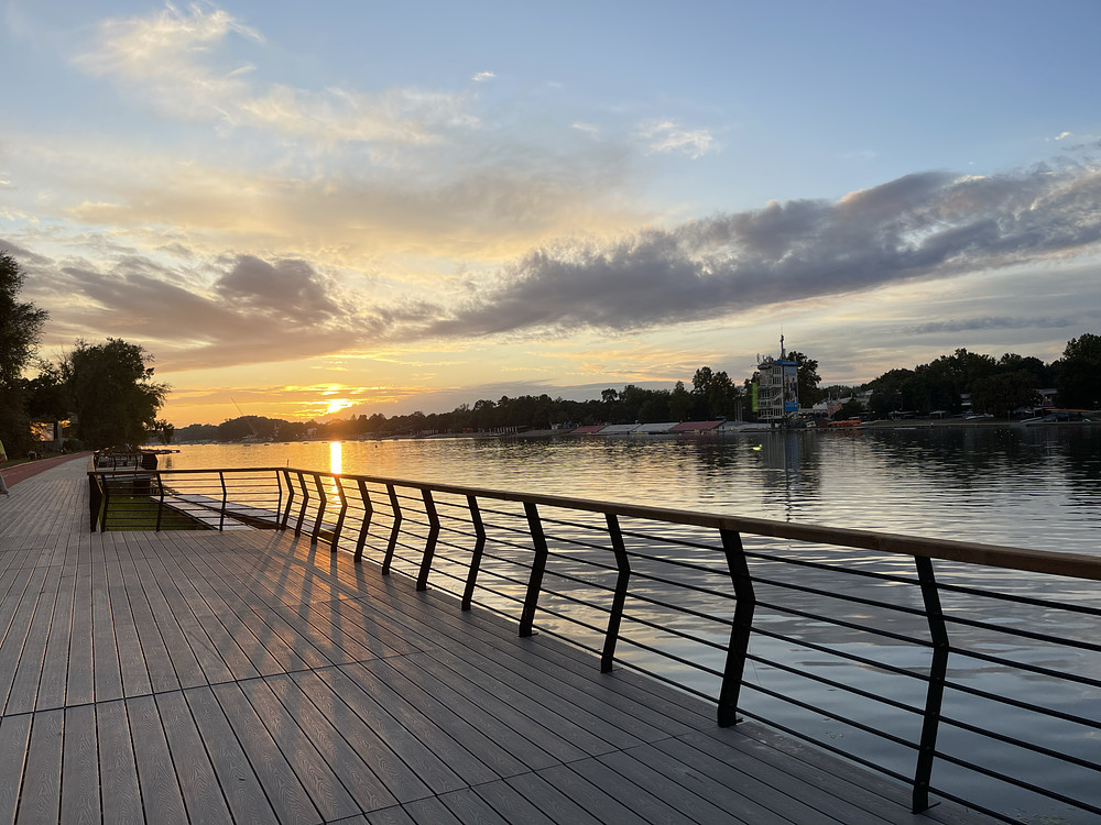 Ada lake boardwalk 