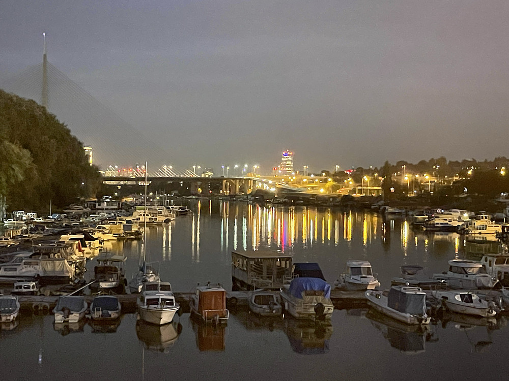 city lights reflections 