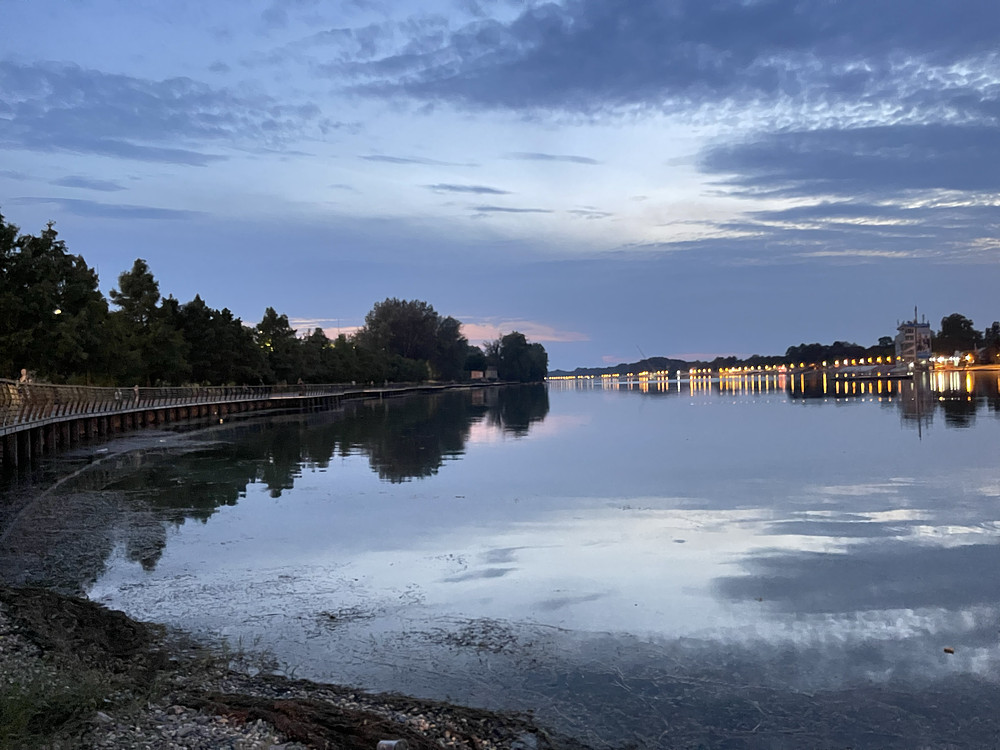 lake dusk