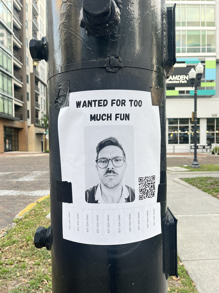 Wanted For Too Much Fun!