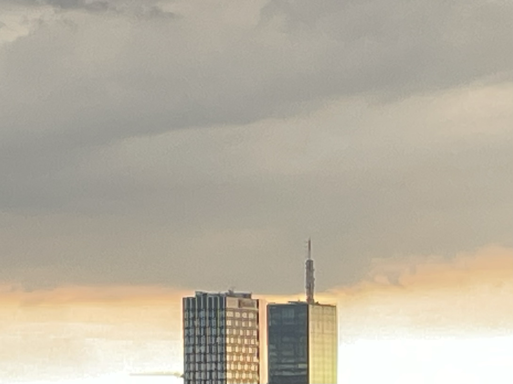 Couple under the clouds 
