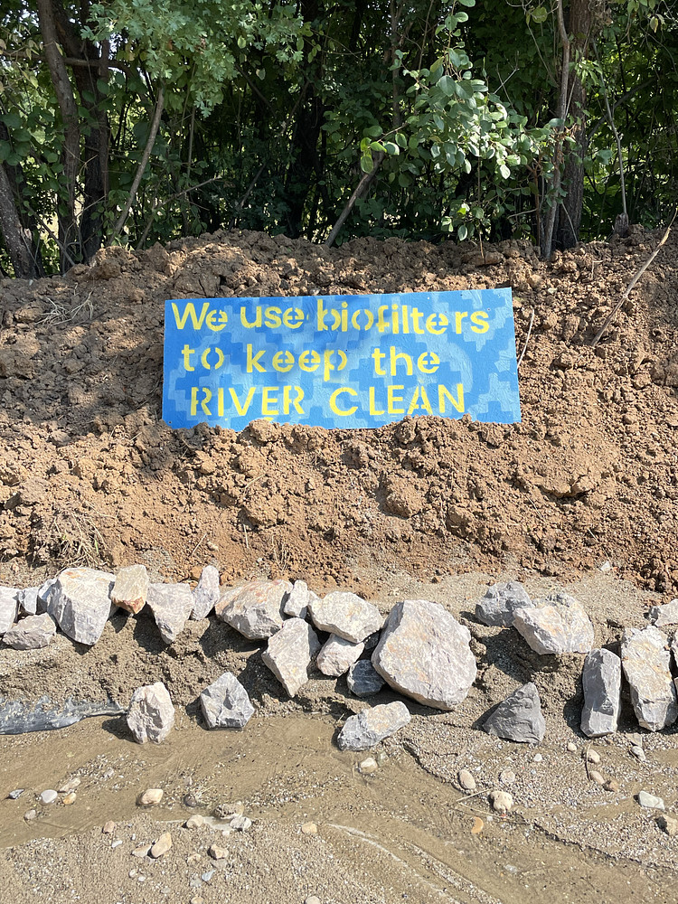 River is clean