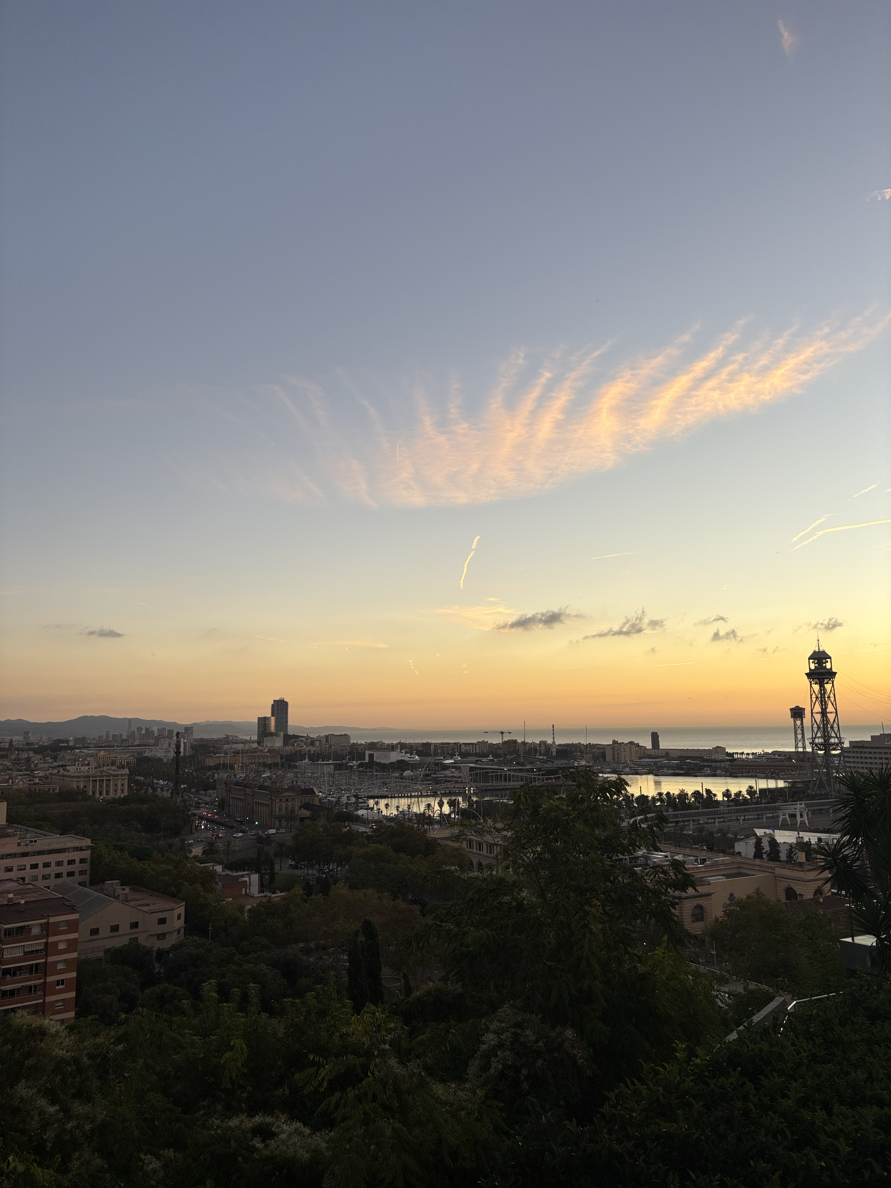 Sunrise at Montjuic