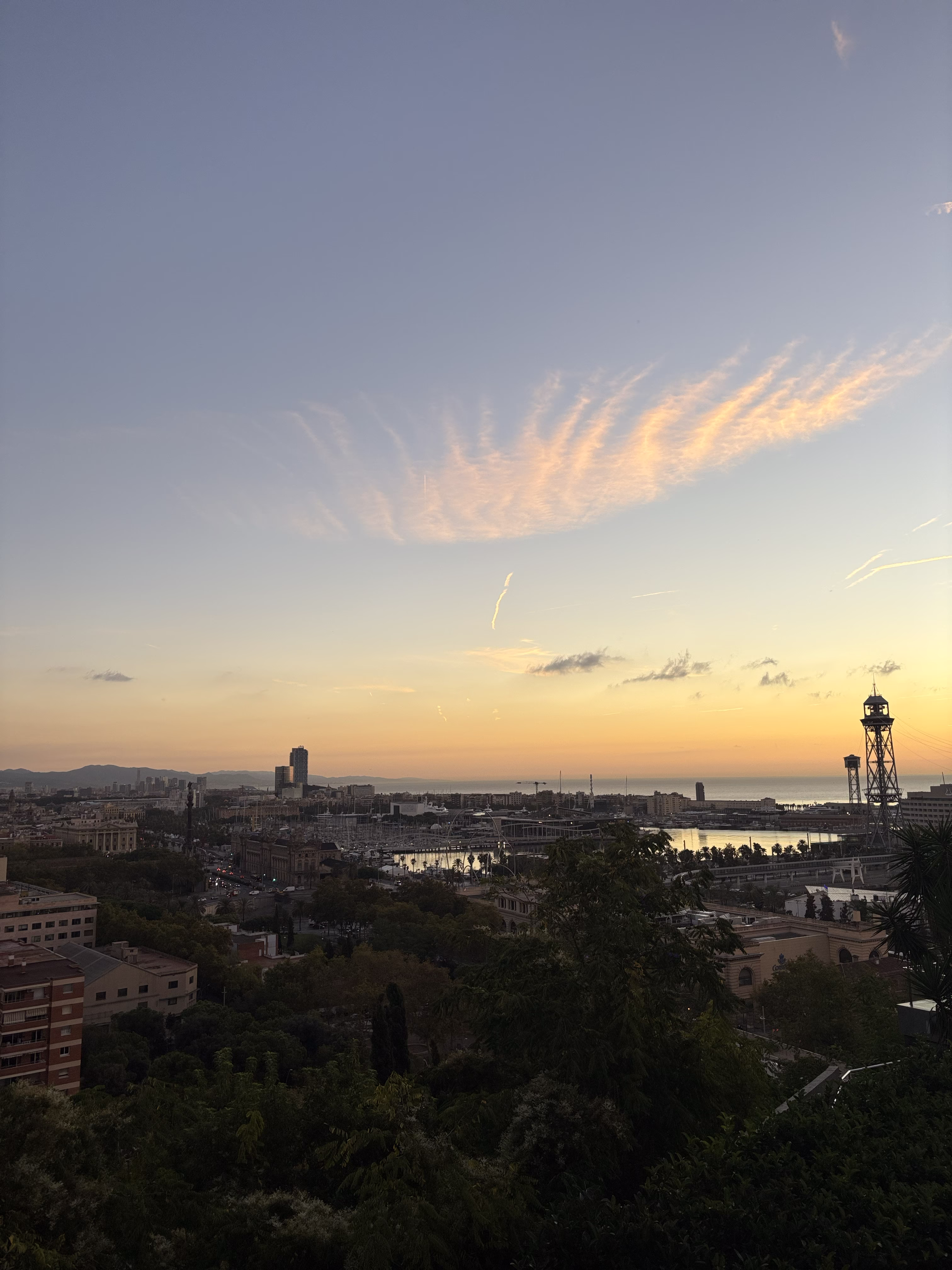 Sunrise at Montjuic