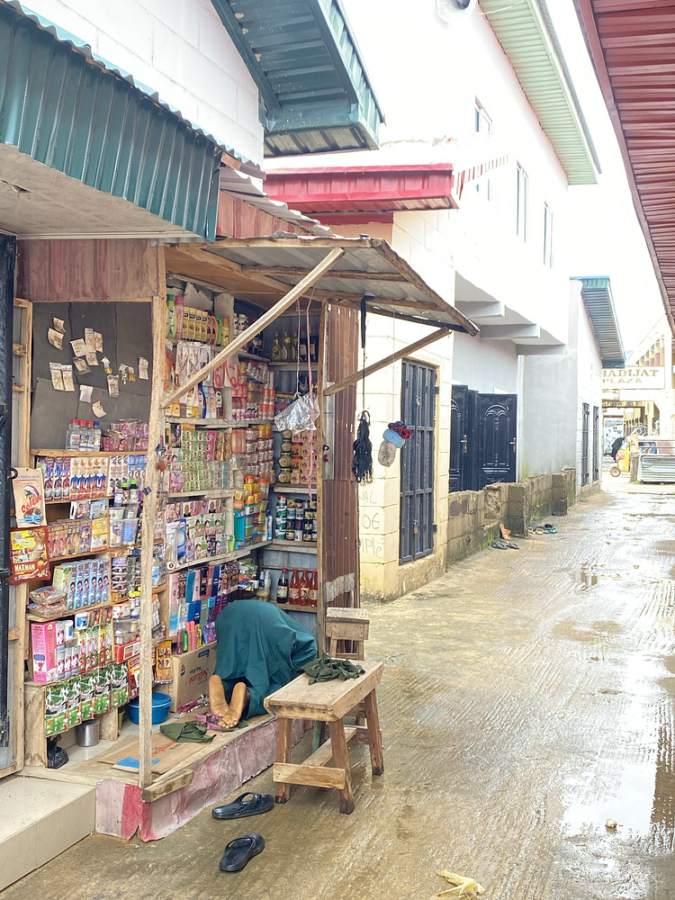 Trader praying