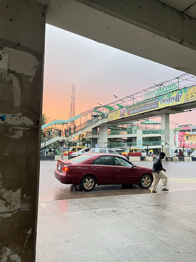 Evening rain