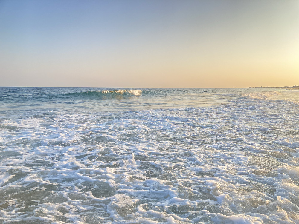 from an evening at the beach