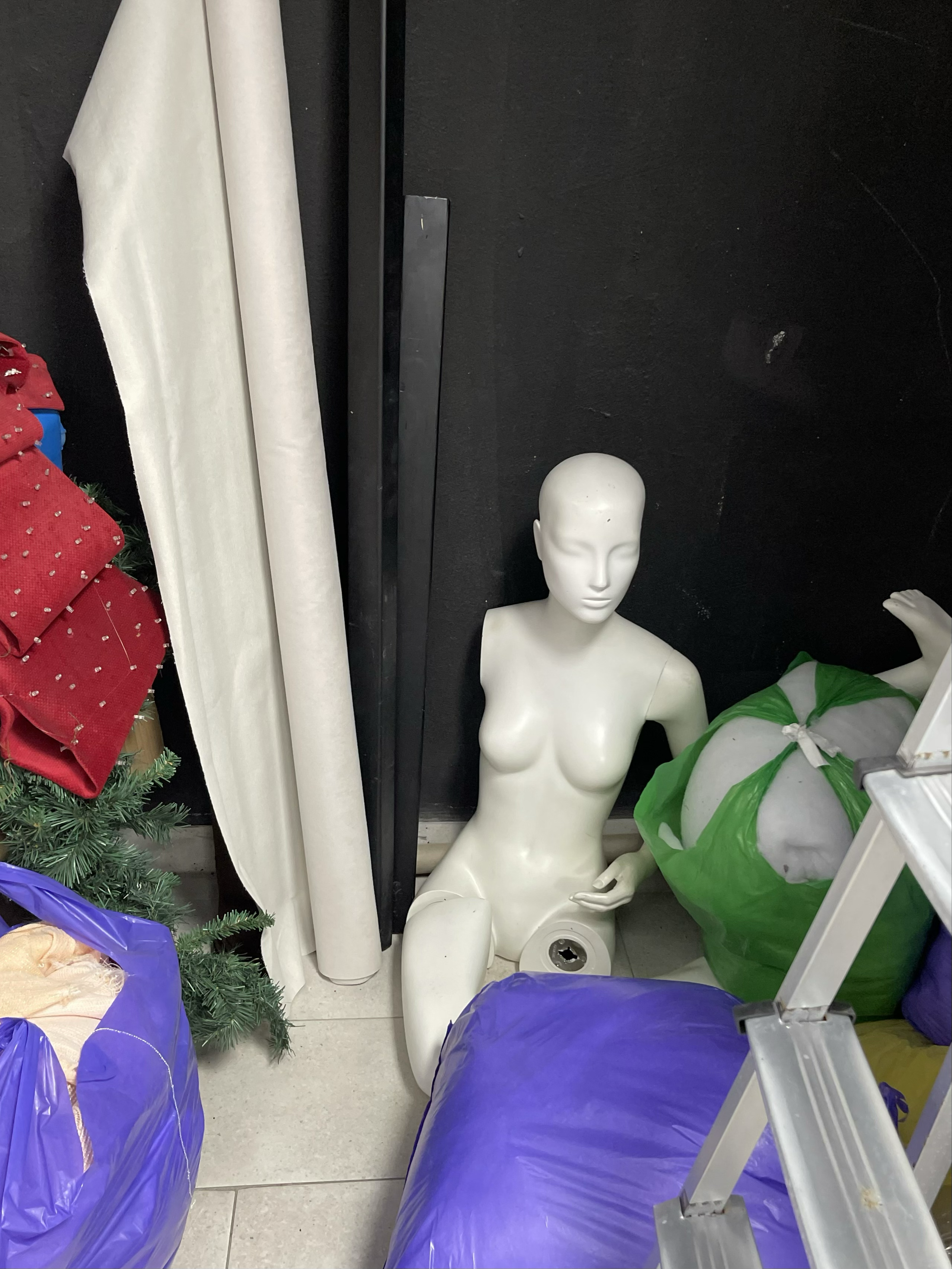 back door mannequin 