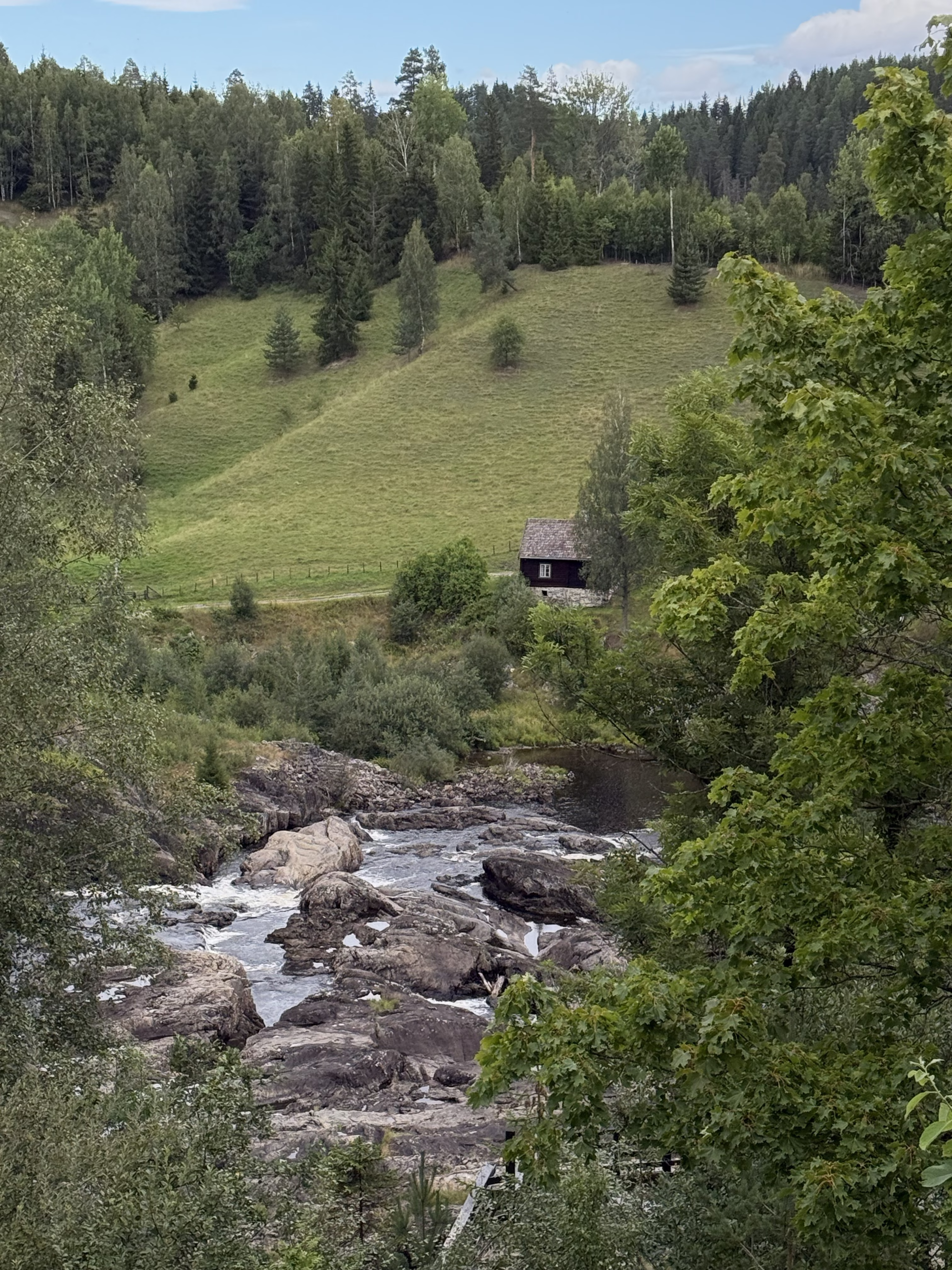 The end of Haugfossen
